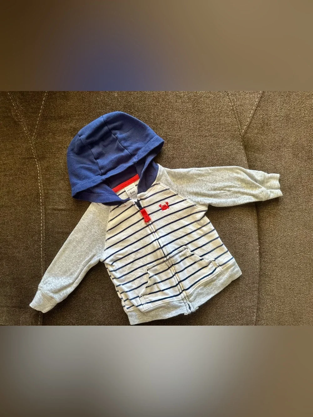 Carter’s 2-Piece Hooded Jacket & Graphic Bodysuit Set - 3-6 months